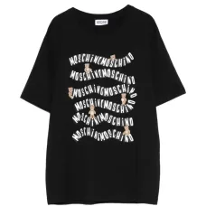 Футболка с логотипом в виде плюшевого мишки