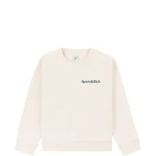 Толстовка с логотипом и круглым вырезом