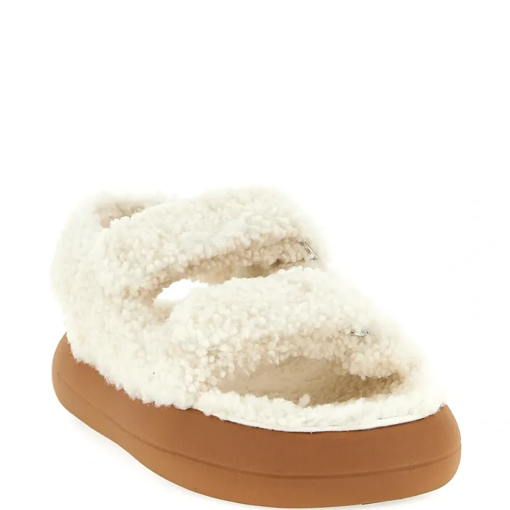 Босоножки с подкладкой из овчины Босоножки с подкладкой из овчины