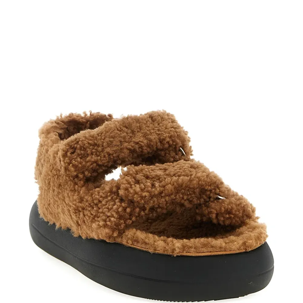 Босоножки из овчины Босоножки из овчины