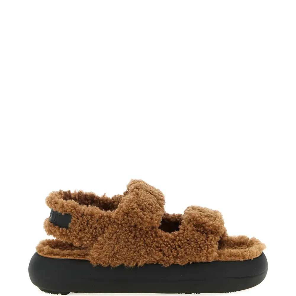 Босоножки из овчины Босоножки из овчины