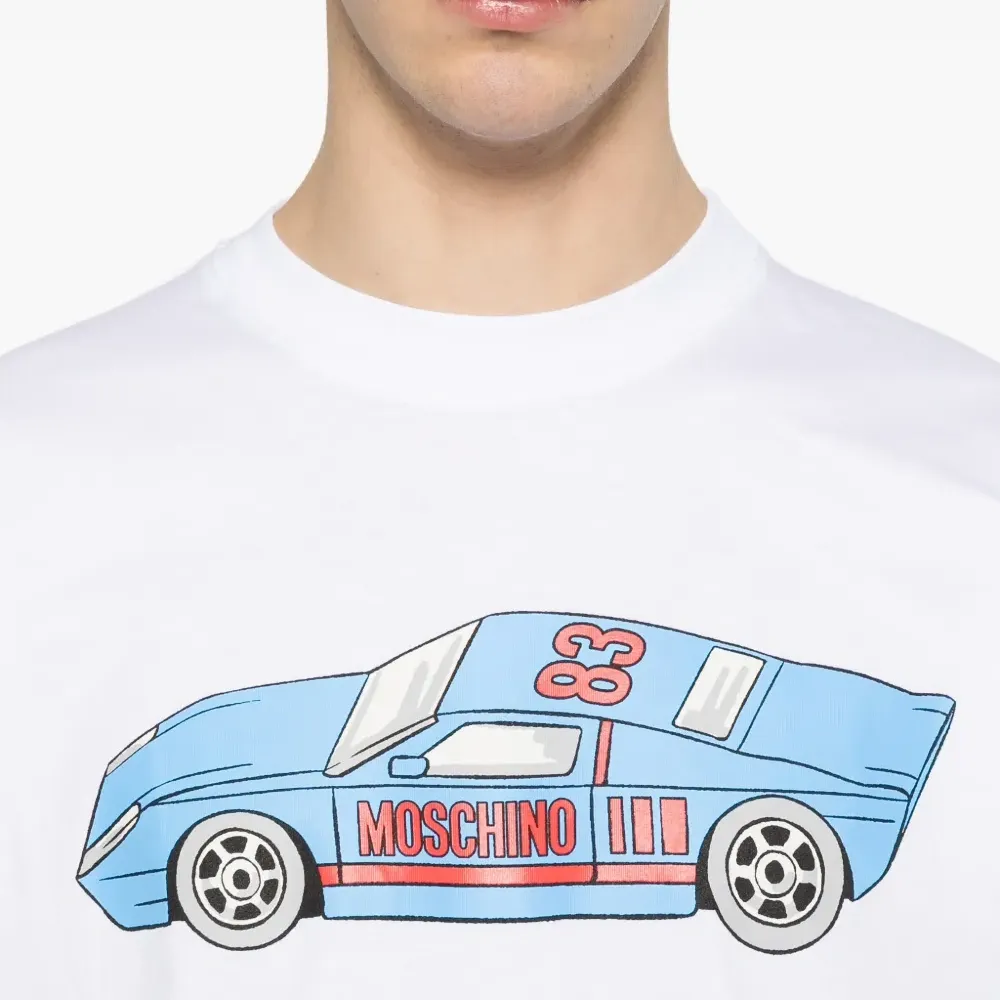 Футболка с принтом автомобиля
