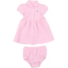 Вязаное платье с оборчатым воротником (набор из двух) Вязаное платье с оборчатым воротником (набор из двух)