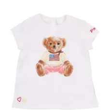 Футболка с принтом медведя