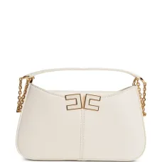 Сумка через плечо с цепочкой и логотипом Сумка через плечо с цепочкой и логотипом