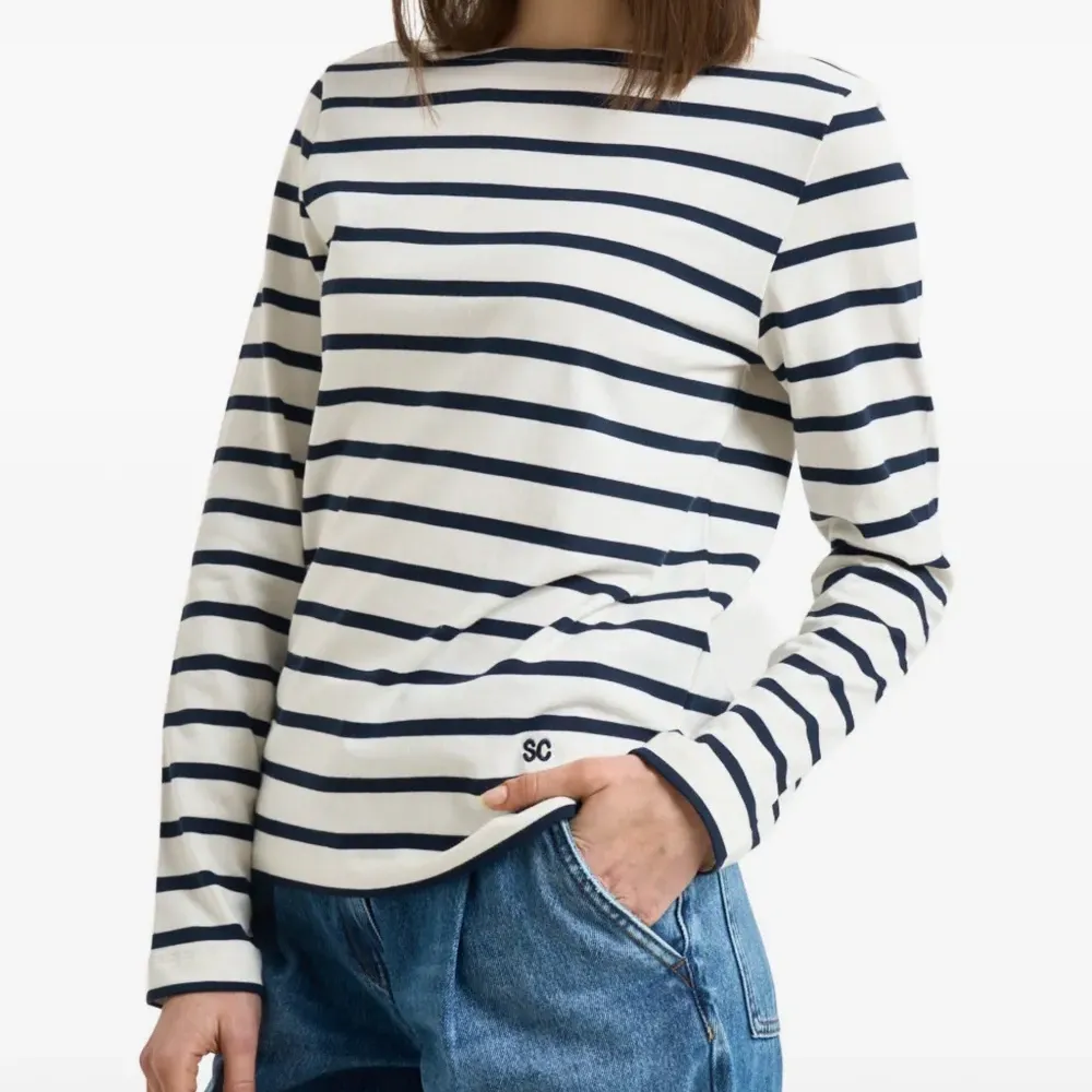 Полосатый топ с длинными рукавами Carmelita Полосатый топ с длинными рукавами Carmelita