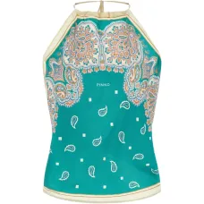 Топ с узором "пейсли"