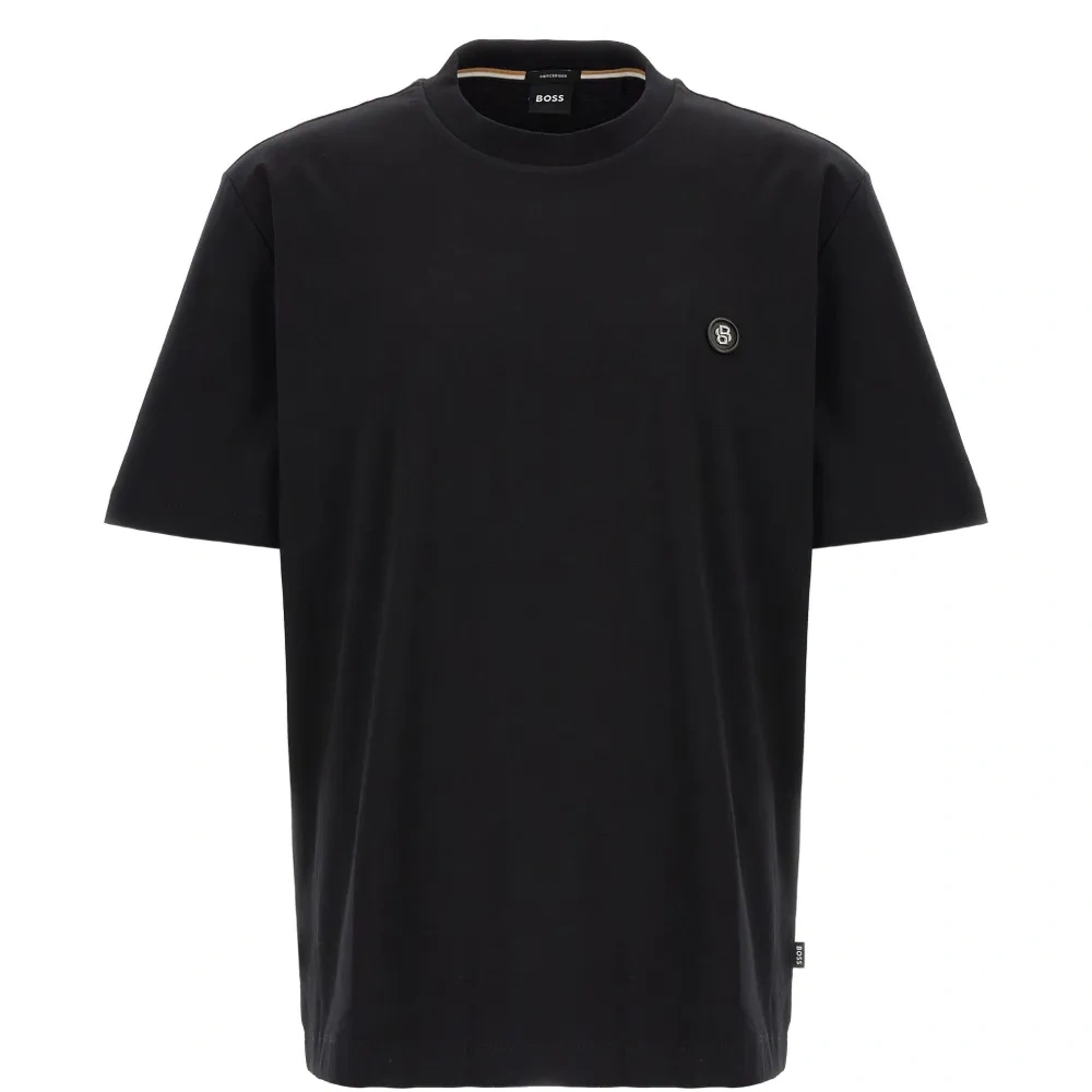 Футболка с нашивкой-логотипом