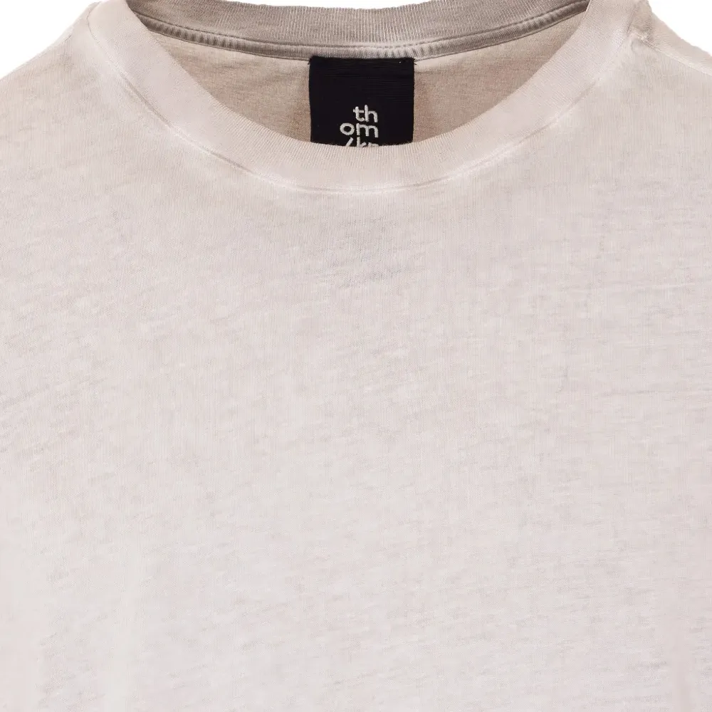 Футболка с круглым вырезом, окрашенная вручную