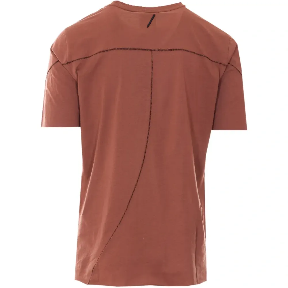 Футболка оверсайз с круглым воротом