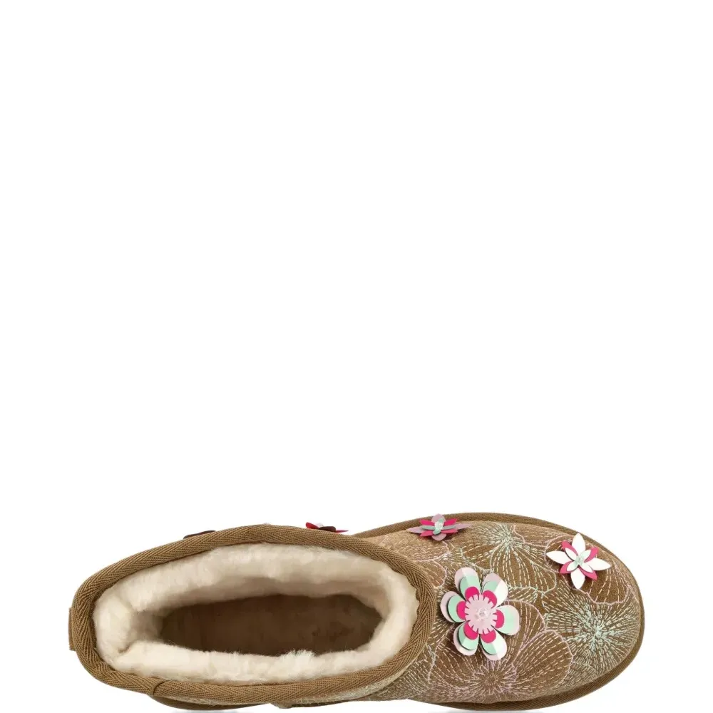 Мини-ботильоны Meadow с вышивкой и цветочными аппликациями