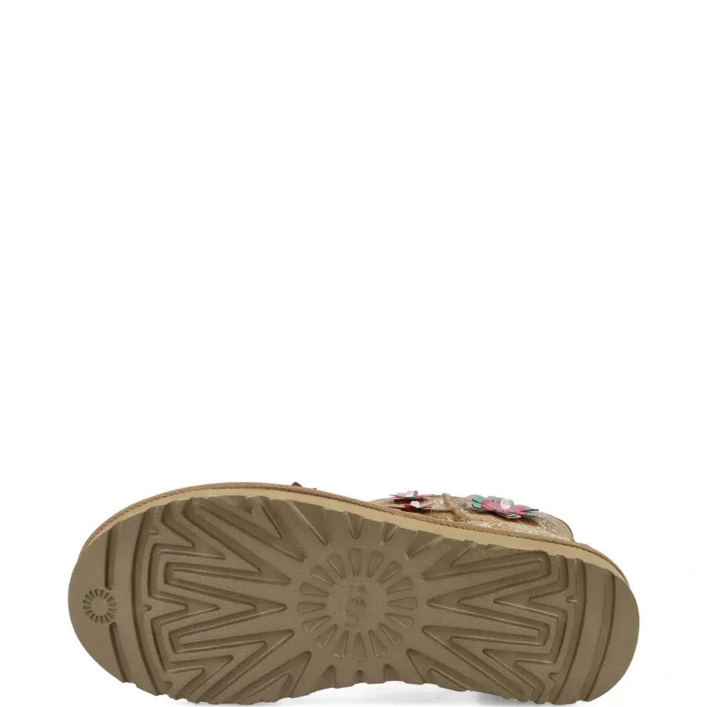 Мини-ботильоны Meadow с вышивкой и цветочными аппликациями