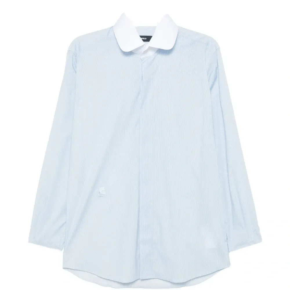 Рубашка современного кроя с воротником