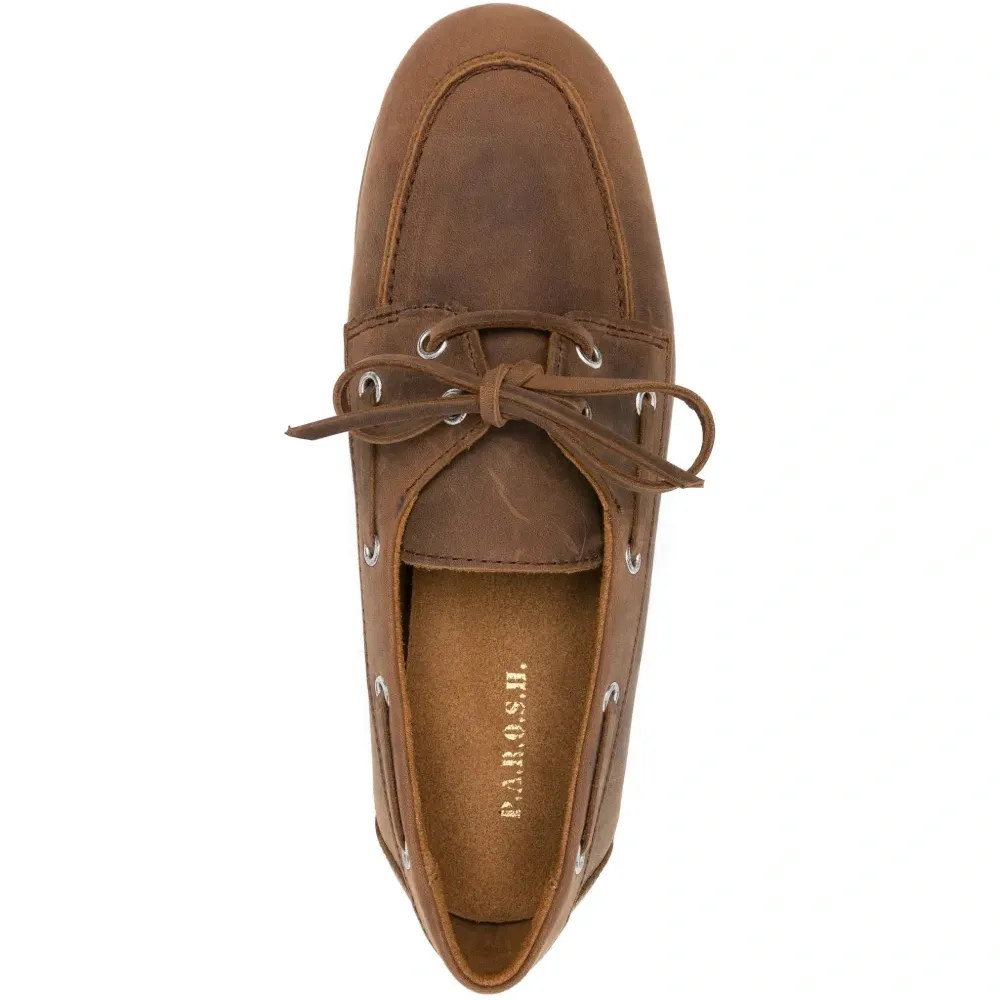 Лоферы на шнуровке