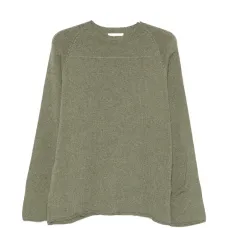 Джемпер с круглым вырезом и длинными рукавами