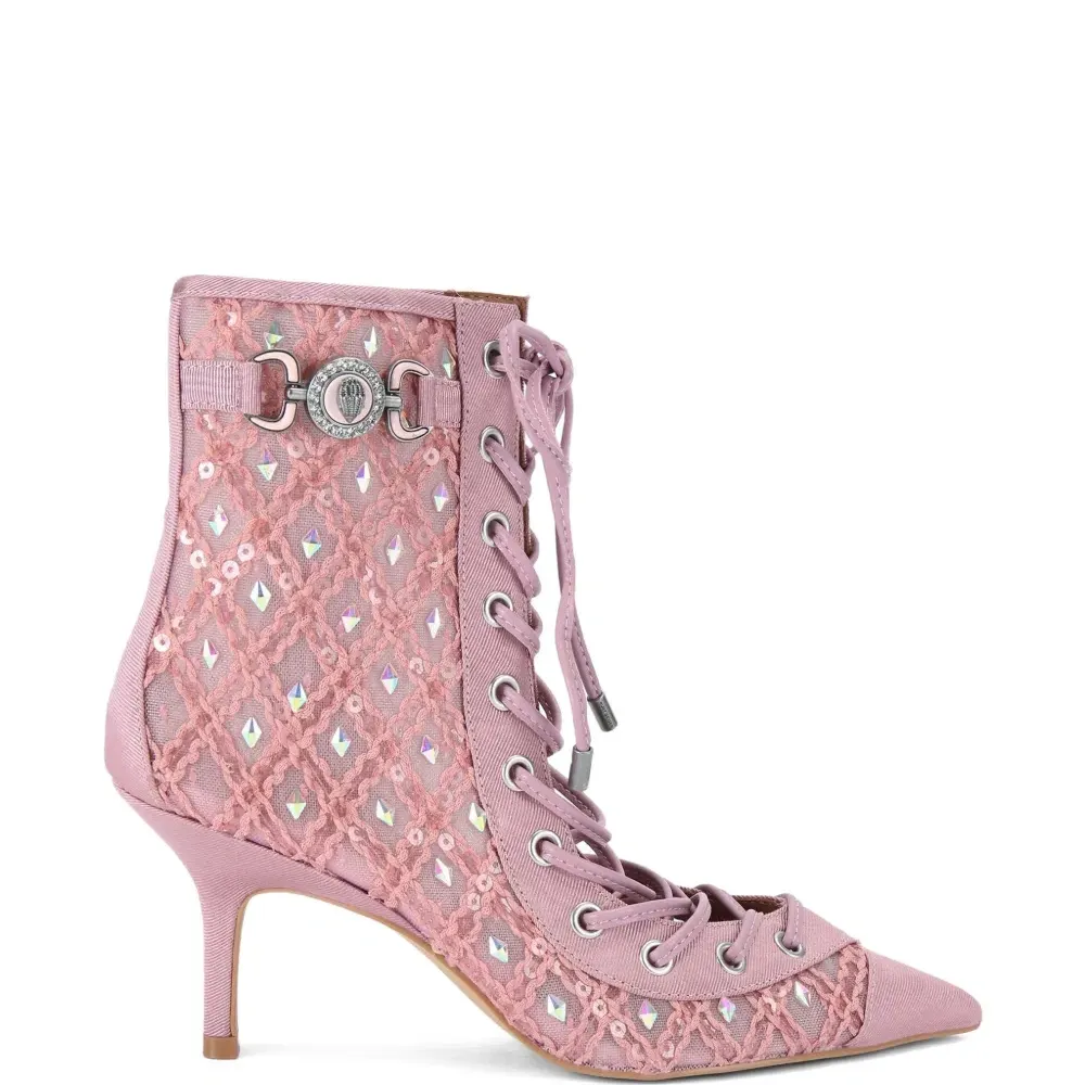 Ботильоны, украшенные кристаллами