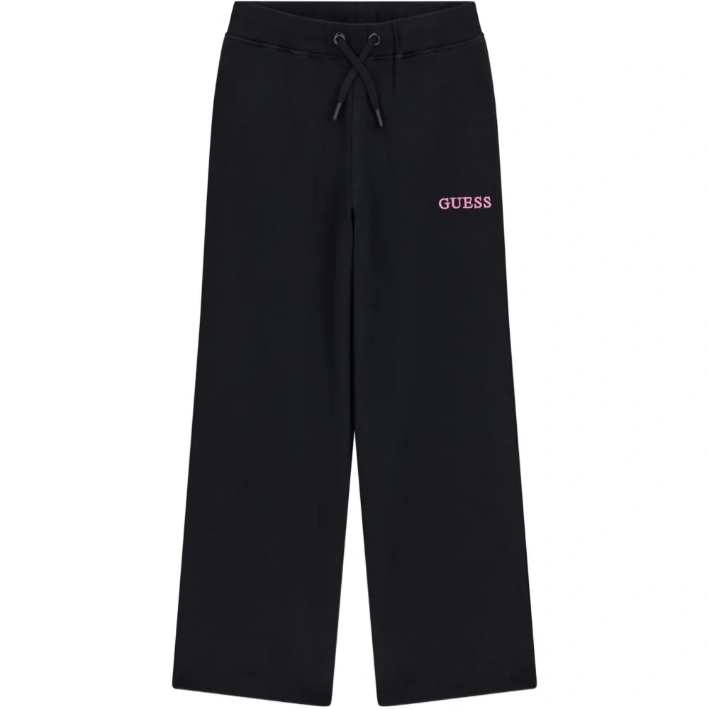 Спортивные штаны с вышитым логотипом и шнурком