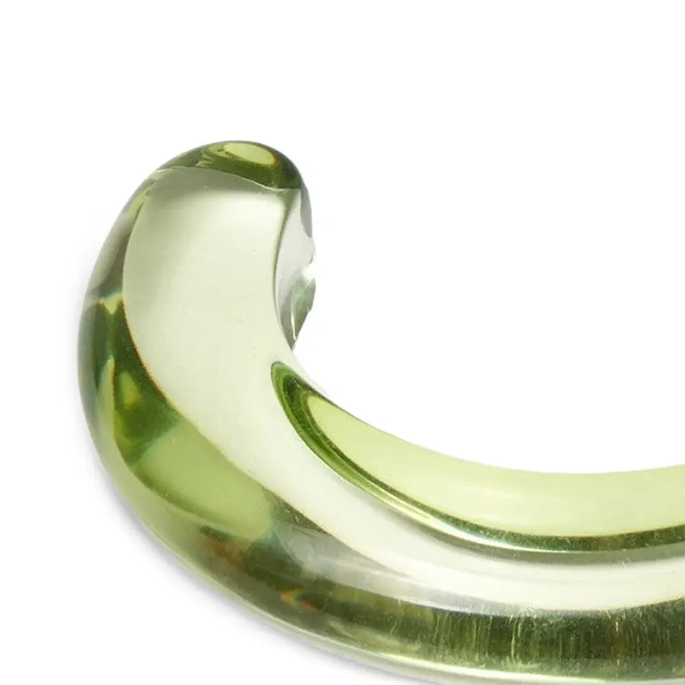 Лаймово-зеленый браслет-кафф