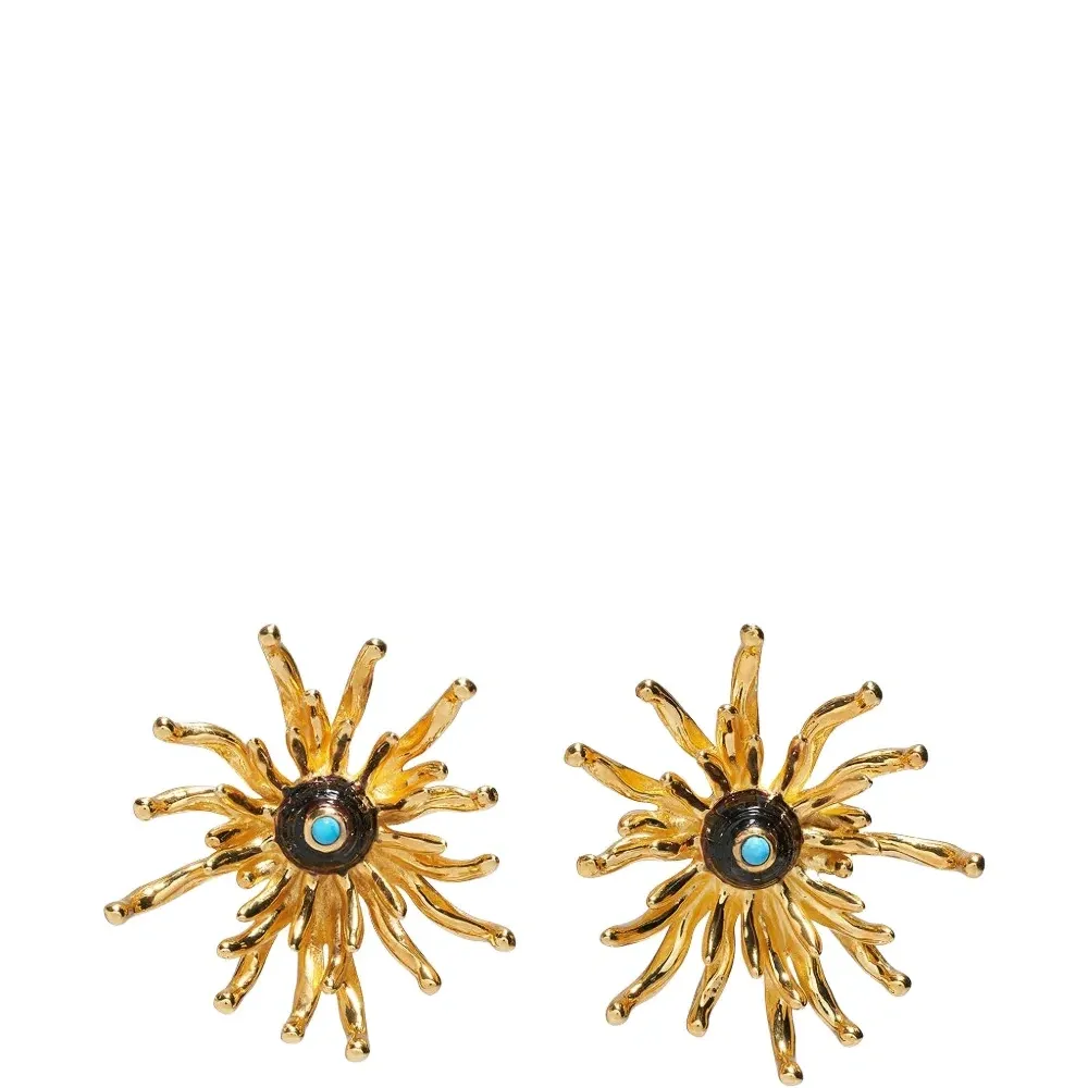 Серьги в виде кактусовых цветов