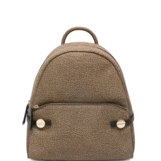 Средний рюкзак с узорчатой отделкой и круглой ручкой