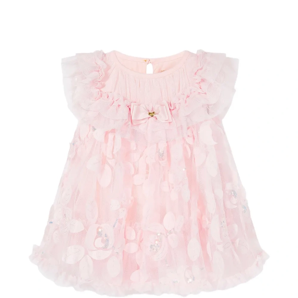 Платье Dominique с вышивкой и рюшами