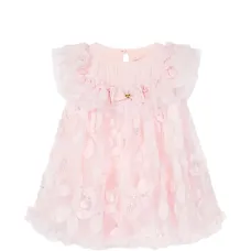 Платье Dominique с вышивкой и рюшами