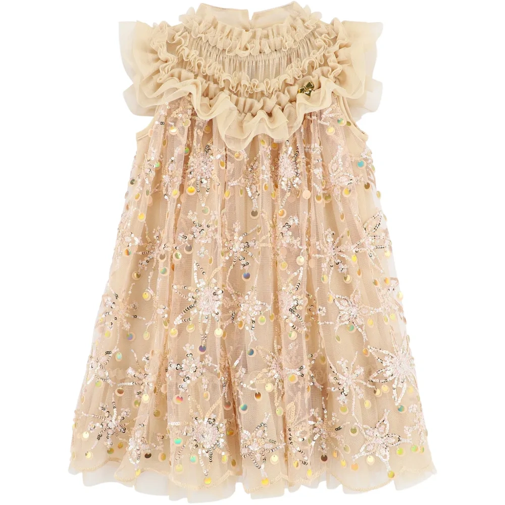 Платье с оборками Dominique Sequin