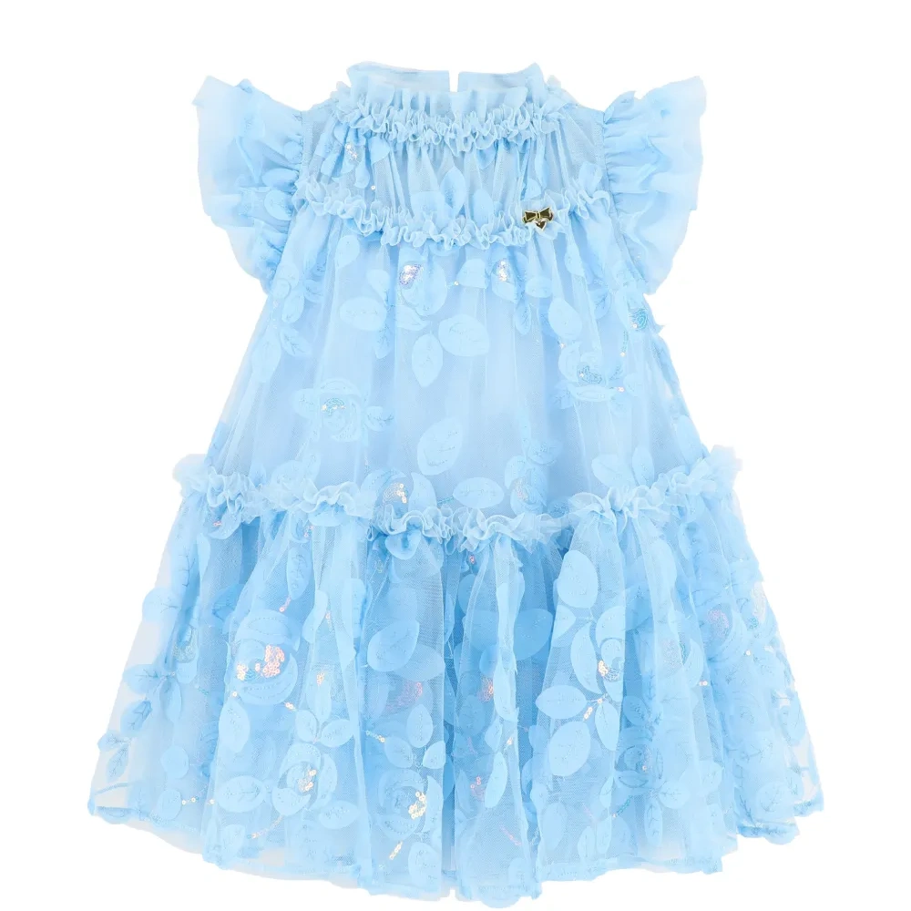 Платье Marietta с вышивкой и оборками