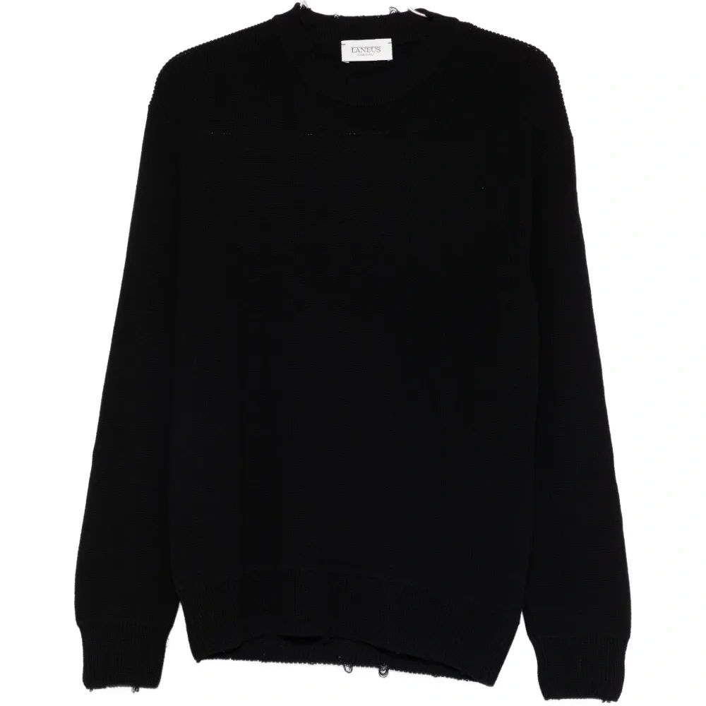 Свитер с круглым вырезом