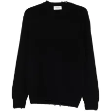 Свитер с круглым вырезом