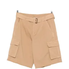 Карго-шорты с пуговицами и ремнём