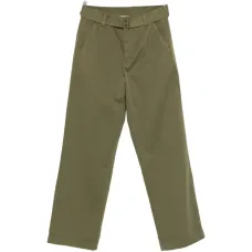 Карго-брюки с поясом на пуговицах