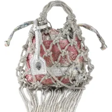 Мини-сумка макраме