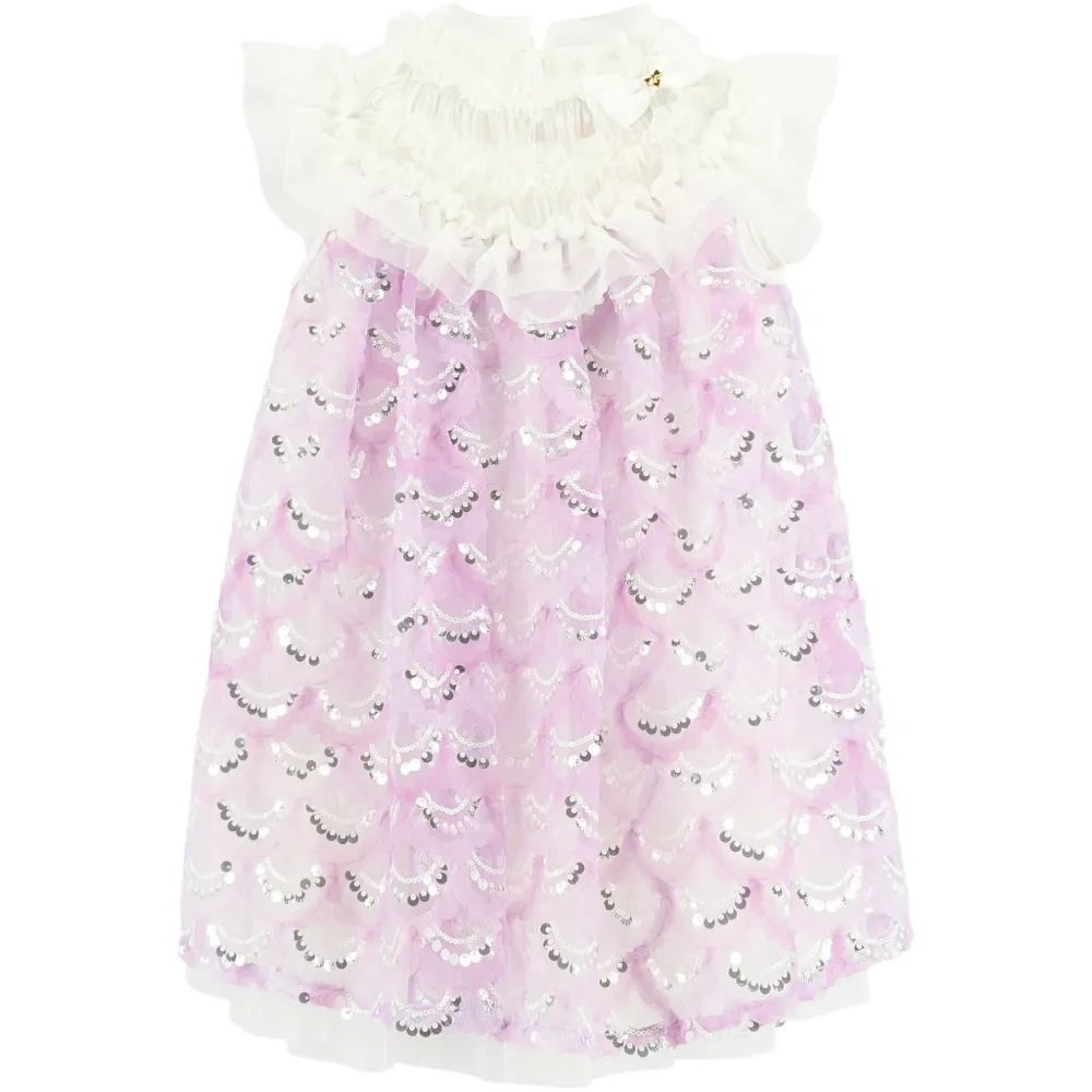 Платье Dominique с оборками и отделкой зигзаг