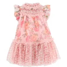 Жёлтое платье с цветочным принтом и оборками Primrose