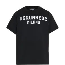 Хлопковая футболка с короткими рукавами