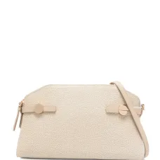 Сумка через плечо с фурнитурой золотистого оттенка