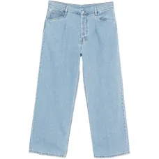 Джинсы со складками