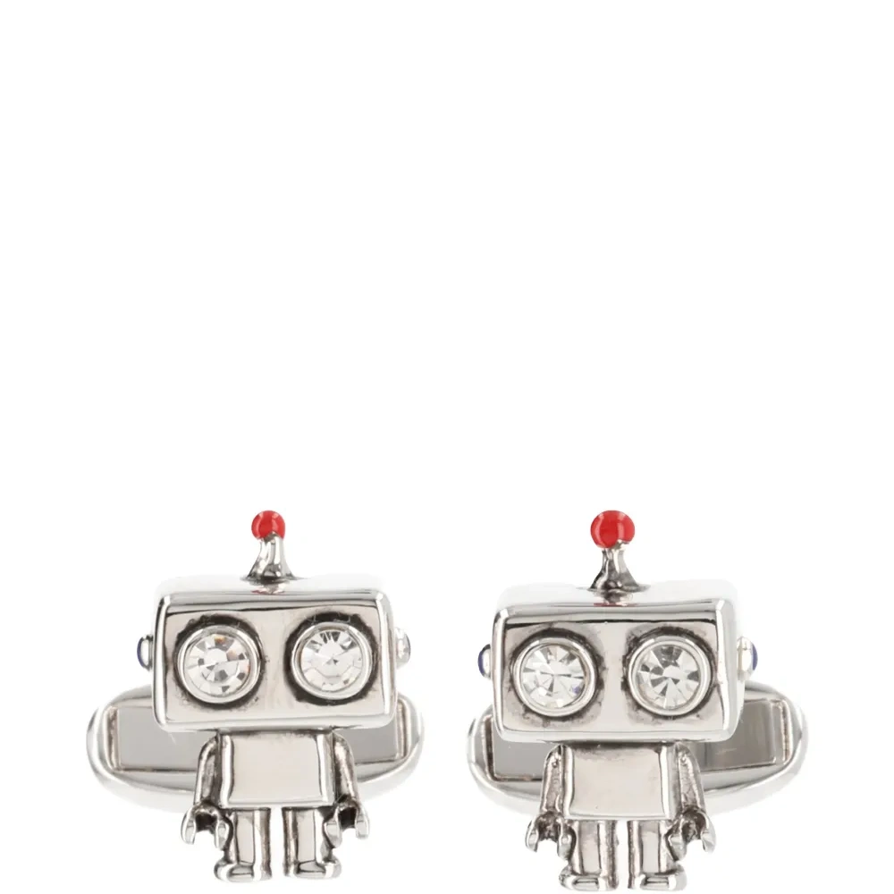Запонки в виде роботов