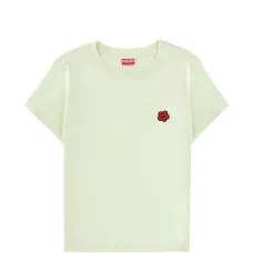 Футболка с аппликацией в виде цветка Боке