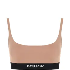 Бюстгальтер с логотипом на поясе