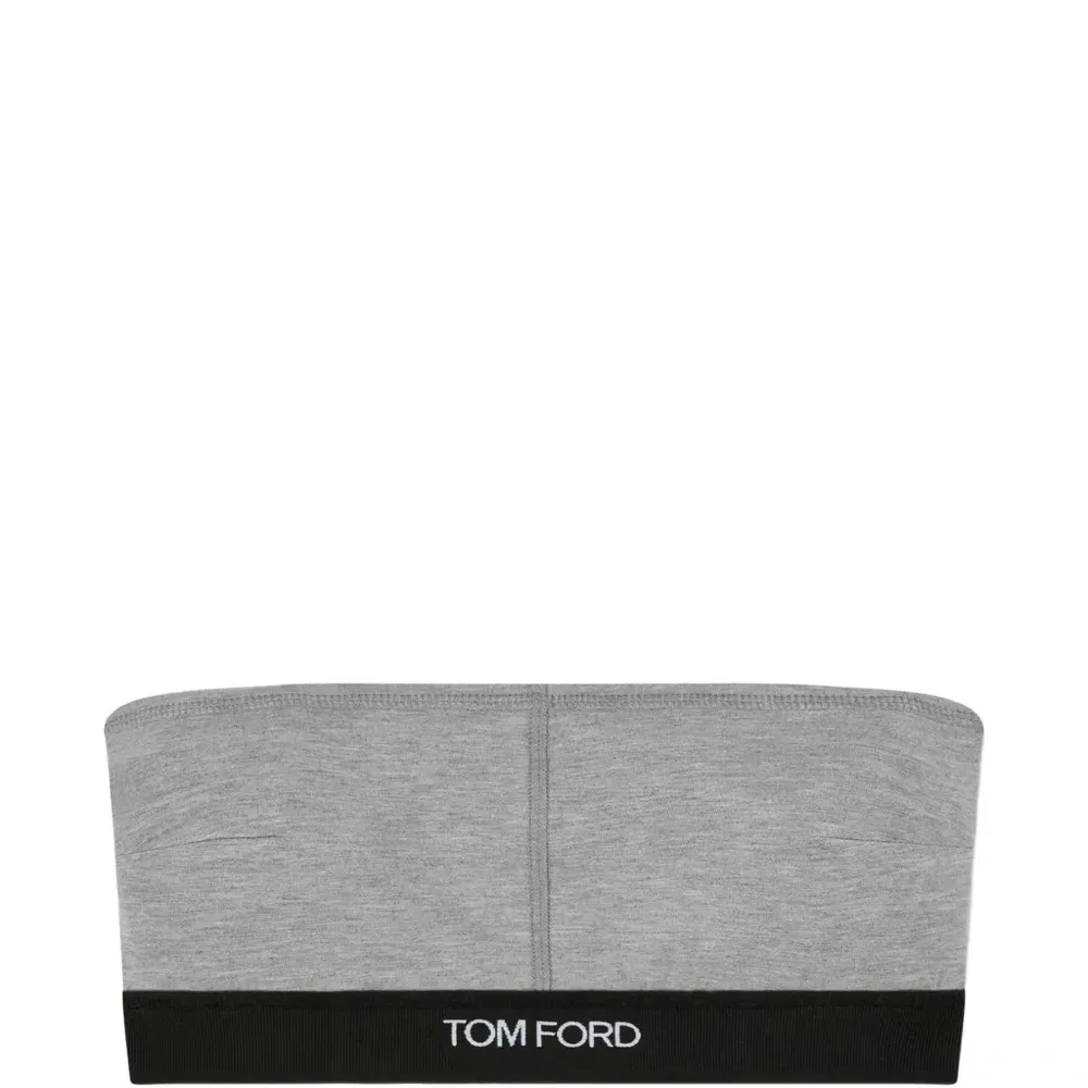 Бюстгальтер с логотипом на поясе