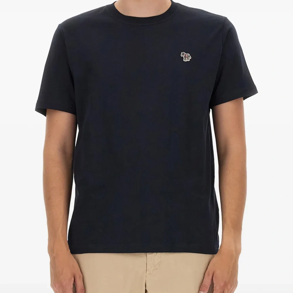 Футболка с нашивкой в виде зебры