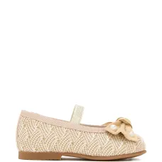 Балетки с бантом и жемчугом Балетки с бантом и жемчугом