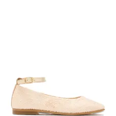 Балетки с шнуровкой