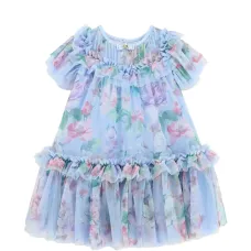 Платье Victoria с рюшами и цветочным принтом