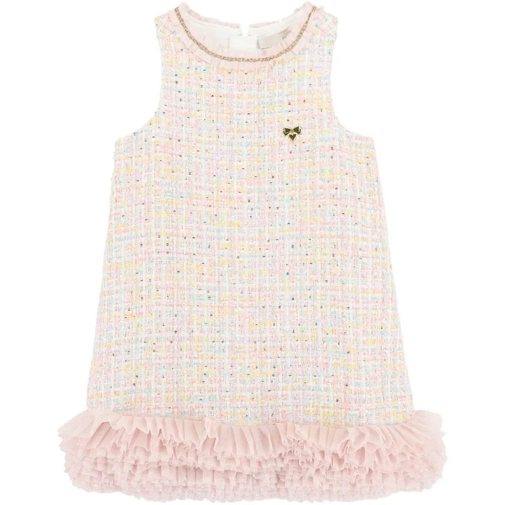 Жаккардовое платье с оборками Wren