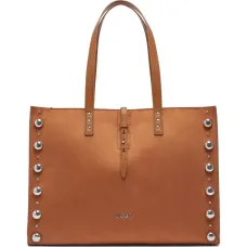 Большая сумка-шопер с крупными заклёпками Большая сумка-шопер с крупными заклёпками