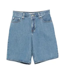 Джинсовые шорты с нашивкой-логотипом