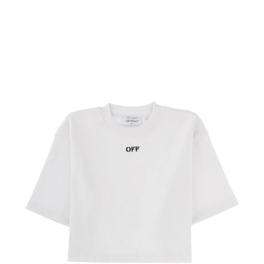 Укороченный топ в рубчик